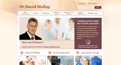 Desktop Screenshot of gynaecologymolloy.com